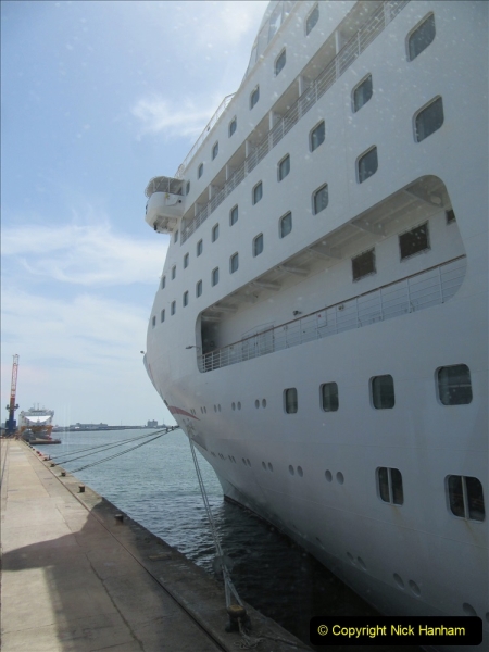 2019 June 28 to 05 July P&O MV Oriana France, Spain and Guernsey. (15) Poole to Southampton. 015