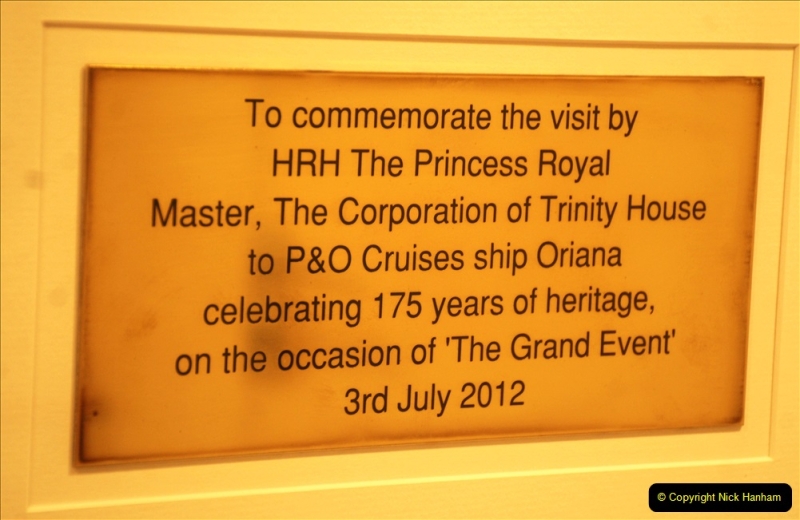 2019 June 28 to 05 July P&O MV Oriana France, Spain and Guernsey. (71) A look around the ship. 071