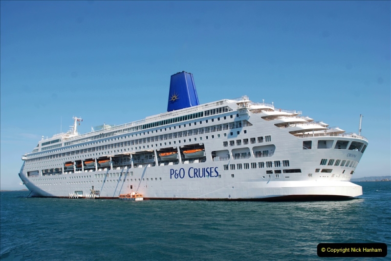 2019 June 28 to 05 July P&O MV Oriana France, Spain and Guernsey. (209) Guernsey CI. Tender back to our ship. 209