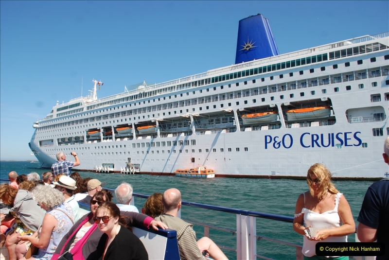 2019 June 28 to 05 July P&O MV Oriana France, Spain and Guernsey. (210) Guernsey CI. Tender back to our ship. 210