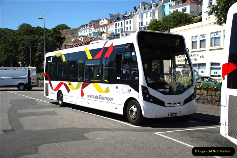 2019 June 28 to 05 July P&O MV Oriana France, Spain and Guernsey. (38) Guernsey CI. Round the island costal bus ride. 038