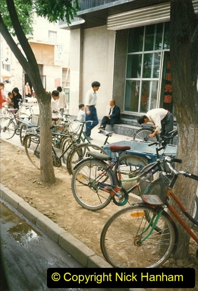 Pakistan and China 1996 June. (127) Zhongwei with replica of Tienanmen Square. 125