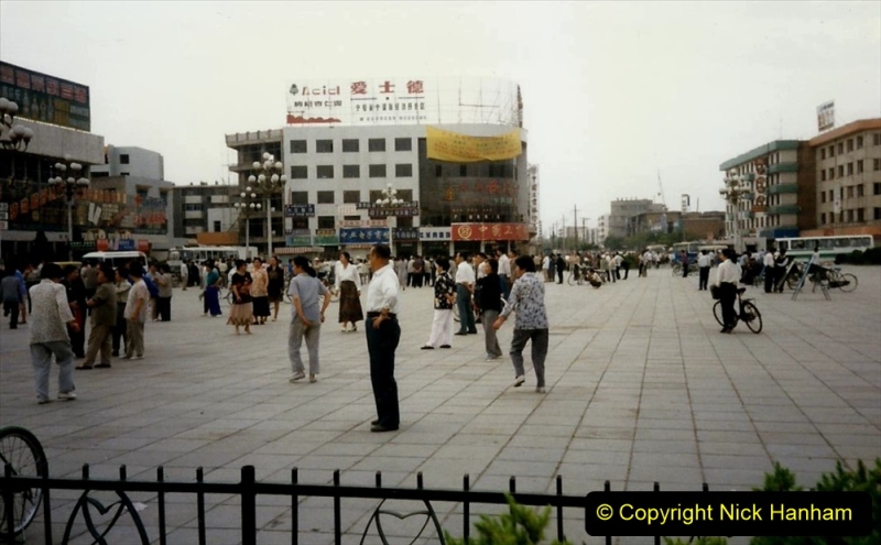 Pakistan and China 1996 June. (131) Zhongwei with replica of Tienanmen Square. 131