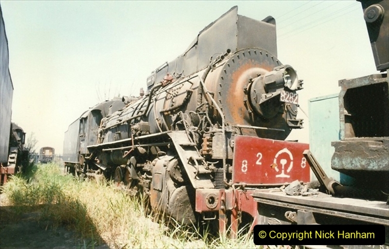 Pakistan and China 1996 June. (166) Baotou China Rail Depot. The Depot Museum. 166
