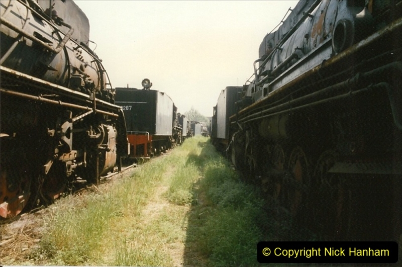 Pakistan and China 1996 June. (171) Baotou China Rail Depot. The Depot Museum. 171
