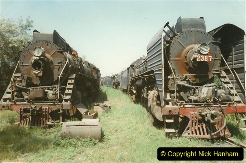 Pakistan and China 1996 June. (182) Baotou China Rail Depot. The Depot Museum. 182