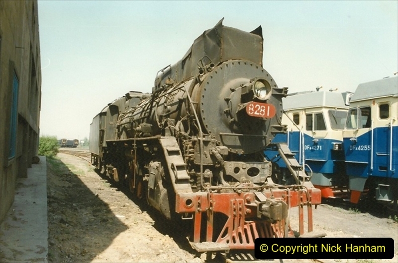Pakistan and China 1996 June. (184) Baotou China Rail Depot. 184