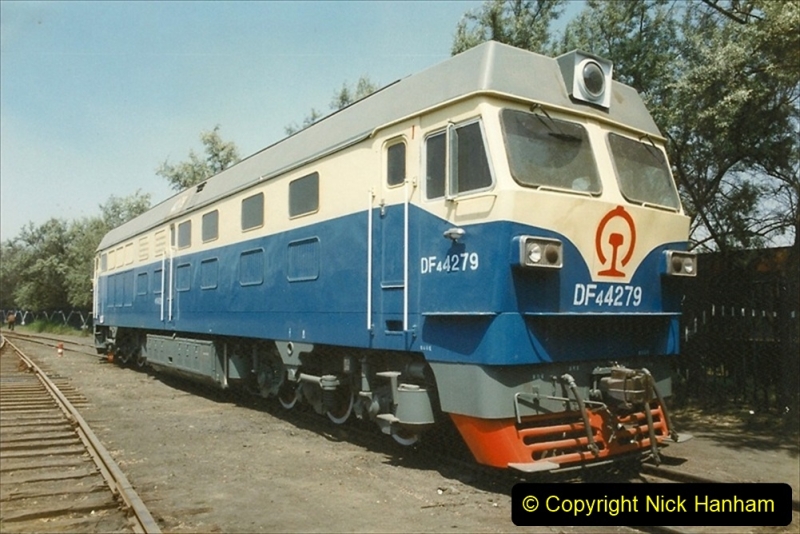 Pakistan and China 1996 June. (185) Baotou China Rail Depot. 185