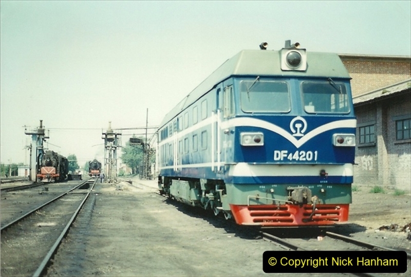 Pakistan and China 1996 June. (188) Baotou China Rail Depot. 188