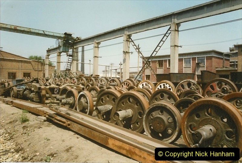 Pakistan and China 1996 June. (189) Baotou China Rail Depot. 189