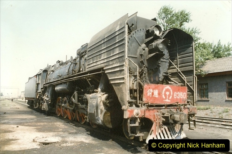 Pakistan and China 1996 June. (193) Baotou China Rail Depot. 193