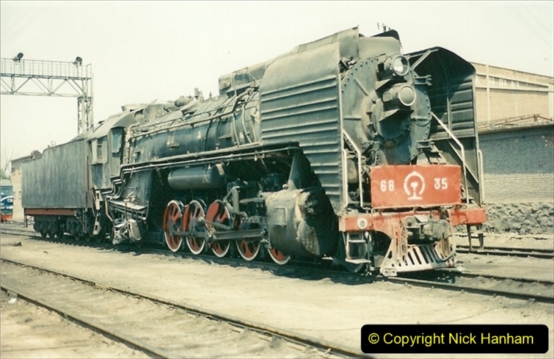 Pakistan and China 1996 June. (194) Baotou China Rail Depot. 194