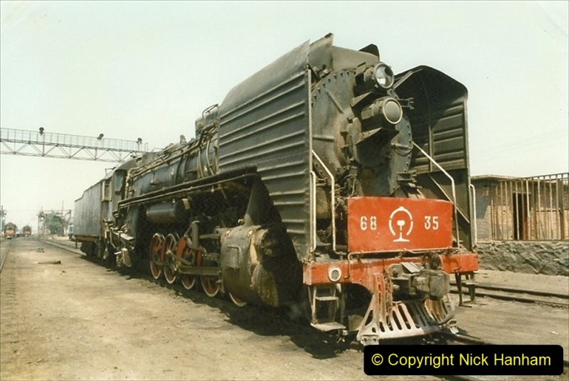 Pakistan and China 1996 June. (196) Baotou China Rail Depot. 196