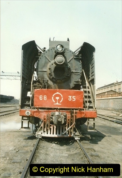 Pakistan and China 1996 June. (199) Baotou China Rail Depot. 199