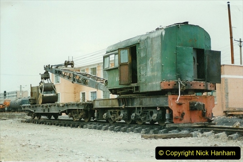 Pakistan and China 1996 June. (20) Zhongwei China Rail Depot. 020