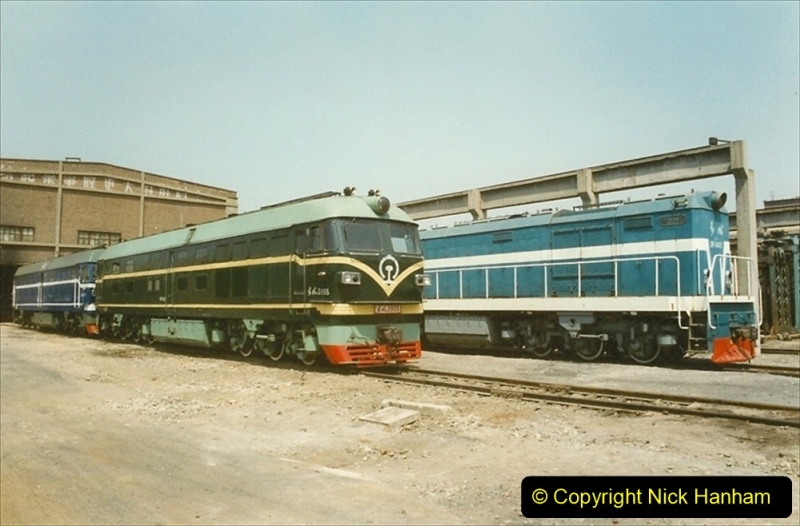 Pakistan and China 1996 June. (200) Baotou China Rail Depot. 200