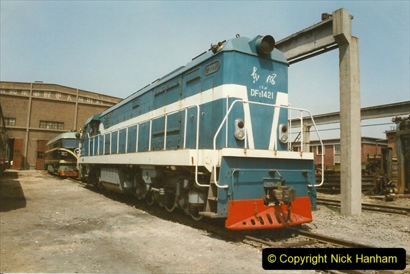 Pakistan and China 1996 June. (202) Baotou China Rail Depot. 202