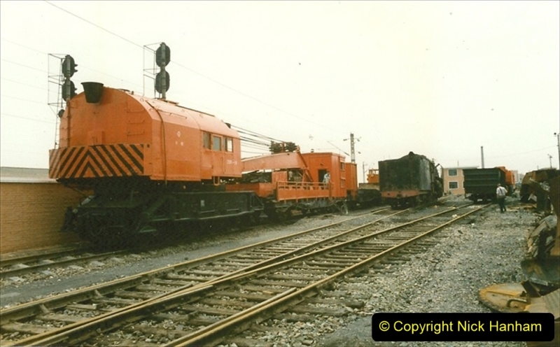 Pakistan and China 1996 June. (28) Zhongwei China Rail Depot. 028