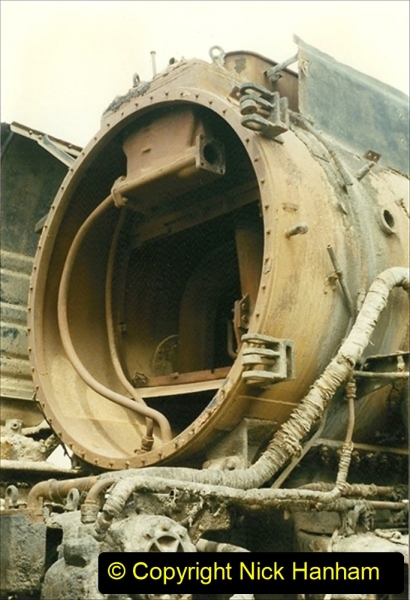 Pakistan and China 1996 June. (50) Zhongwei China Rail Depot. No more steam on the big hill. 050