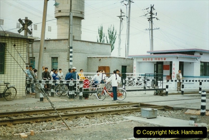 Pakistan and China 1996 June. (59) Zhongwei China Rail Depot. 059