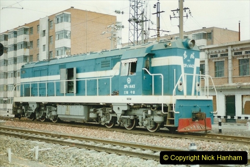 Pakistan and China 1996 June. (61) Zhongwei China Rail Depot. 061