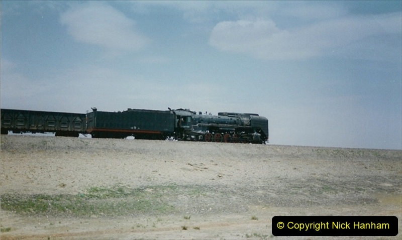 Pakistan and China 1996 June. (277) Linesiding outside Shizuishan. 277