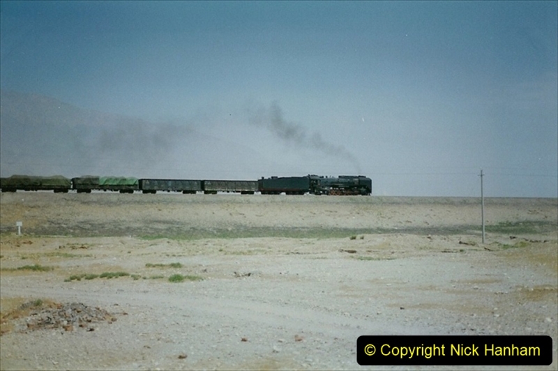 Pakistan and China 1996 June. (279) Linesiding outside Shizuishan. 279
