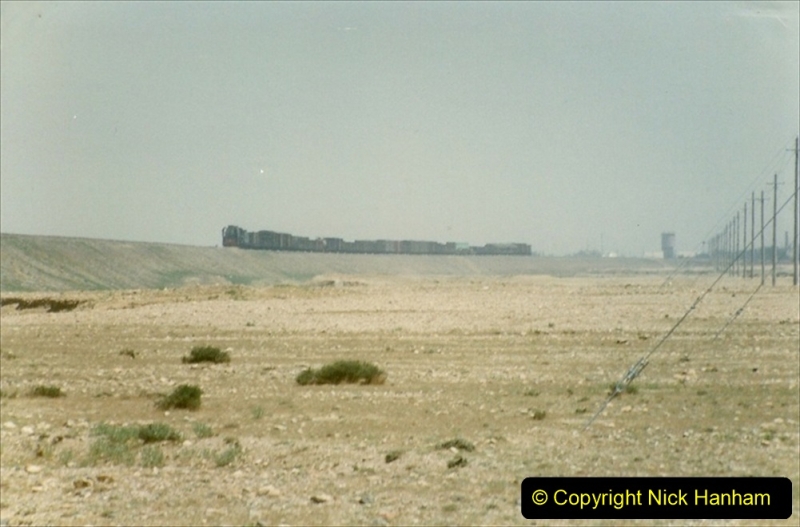 Pakistan and China 1996 June. (290) Linesiding outside Shizuishan. 290