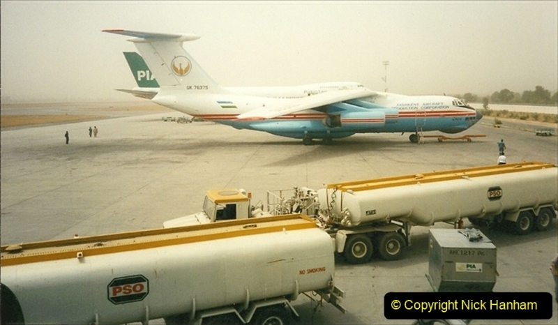 Pakistan and China 1996 June. (6) Islamabad fuel stop. 006