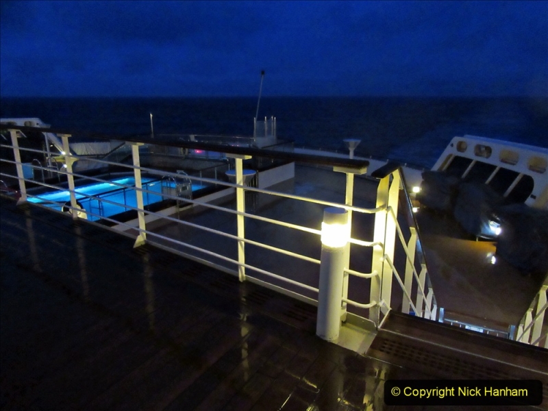 2019_11_03 to 17 Cunard's Queen Mary New York to Southampton @ first Literature Festival at Sea.  (103) Evening round the Promenade Deck. 103