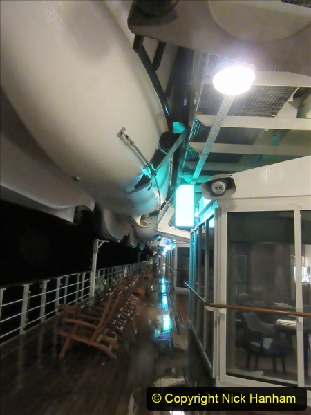 2019_11_03 to 17 Cunard's Queen Mary New York to Southampton @ first Literature Festival at Sea.  (107) Evening round the Promenade Deck. 107