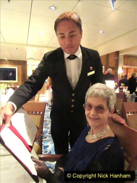 2019_11_03 to 17 Cunard's Queen Mary New York to Southampton @ first Literature Festival at Sea.  (116) Our last formal evening. 116