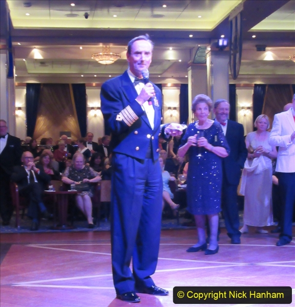 2019_11_03 to 17 Cunard's Queen Mary New York to Southampton @ first Literature Festival at Sea.  (14) Formal Evening with our captain. 014