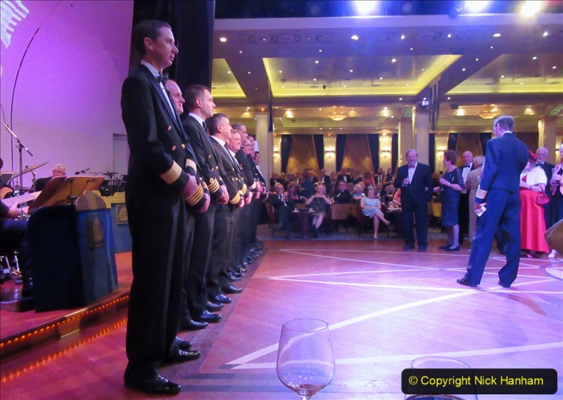 2019_11_03 to 17 Cunard's Queen Mary New York to Southampton @ first Literature Festival at Sea.  (16) Formal Evening with our captain. 016