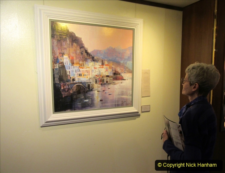 2019_11_03 to 17 Cunard's Queen Mary New York to Southampton @ first Literature Festival at Sea.  (98) The Clarenden Art Gallery. 098