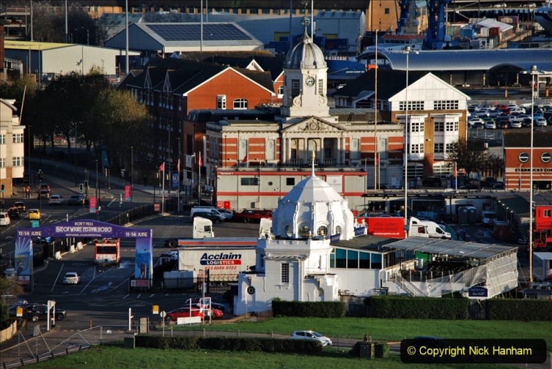 2019-11-03 to 17 Cunard's Queen Mary Southampton to New York. (125) Southampton. 125