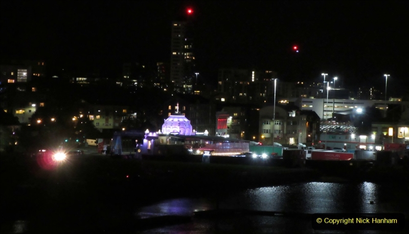 2019-11-03 to 17 Cunard's Queen Mary Southampton to New York. (180) Leaving Southampton for New York. 180