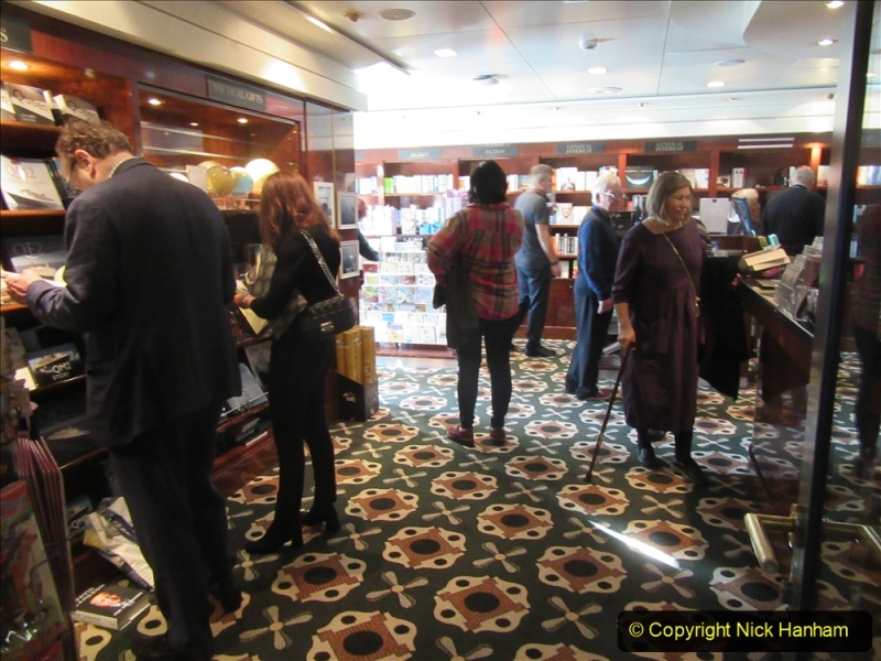 2019-11-03 to 17 Cunard's Queen Mary Southampton to New York. (210) Around the ship. 210
