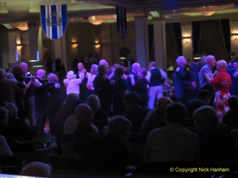 2019-11-03 to 17 Cunard's Queen Mary Southampton to New York. (234) The Queen's Room dancing. 234
