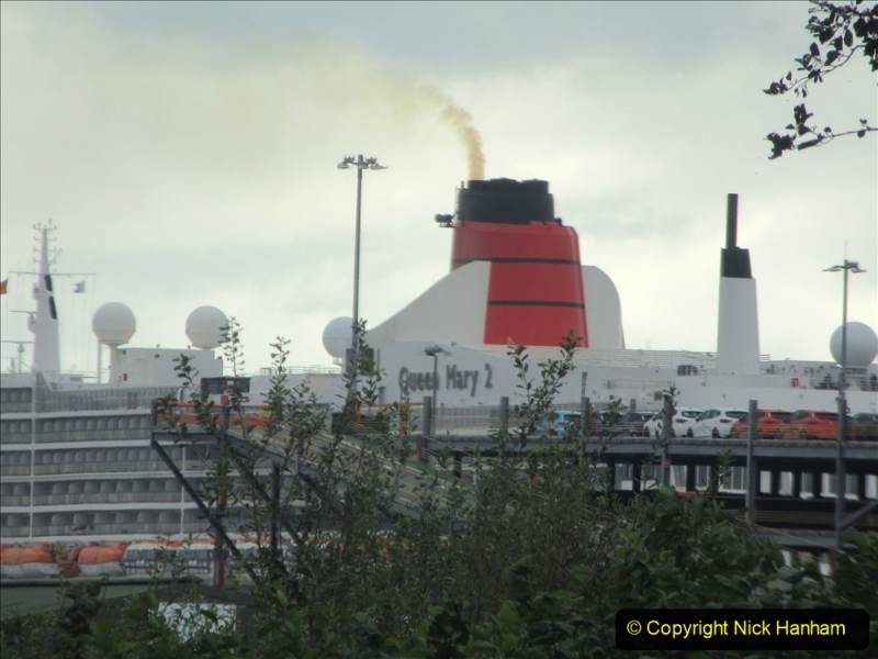 2019-11-03 to 17 Cunard's Queen Mary Southampton to New York. (6) To Southampton from Poole, Dorset. 006
