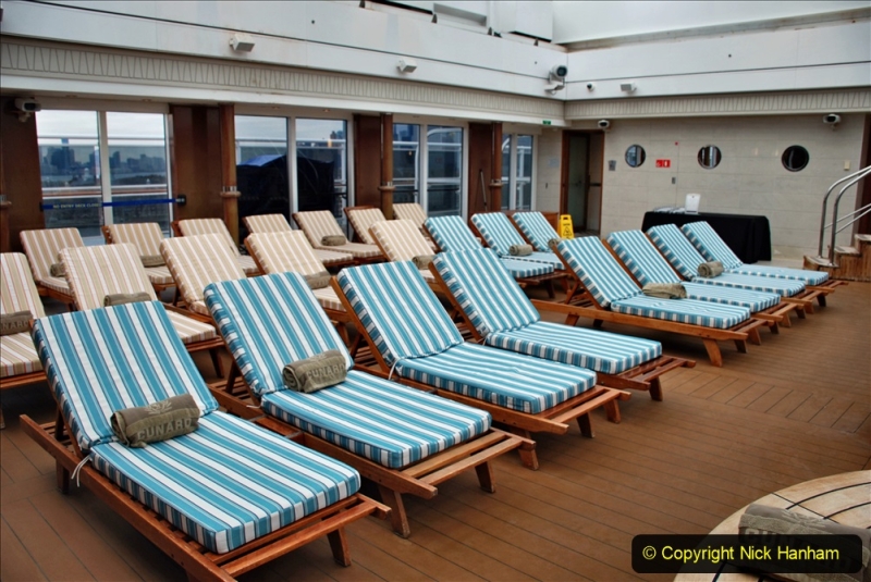 2019-11-03 to 17 Cunard's Queen Mary Southampton to New York. (68) Our ship. 068