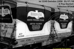 Railway Food. (245) Wagons. 245
