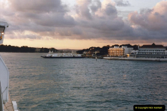 1999 September for a short dtay in Guernsey with friends. (72) Arrival back in Poole. 72