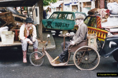 2000 France in September. (35) Morlaix with a selection of vintage vehicles. 35