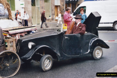 2000 France in September. (36) Morlaix with a selection of vintage vehicles. 36