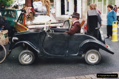 2000 France in September. (37) Morlaix with a selection of vintage vehicles. 37