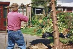 2000 Miscellaneous. (176) Garden improvements with my neighbour. 177