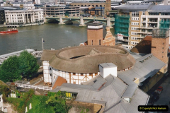 2000 Miscellaneous. (342) London. View from Tate Modern. The Globe.343