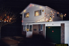 2001 Miscellaneous. (318) Your Host & Wife light up our house for charity at Christmas. 319