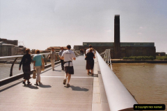 2002 July - London. (10) Millenniom Bridge and Bankside (Tate Modern). 10